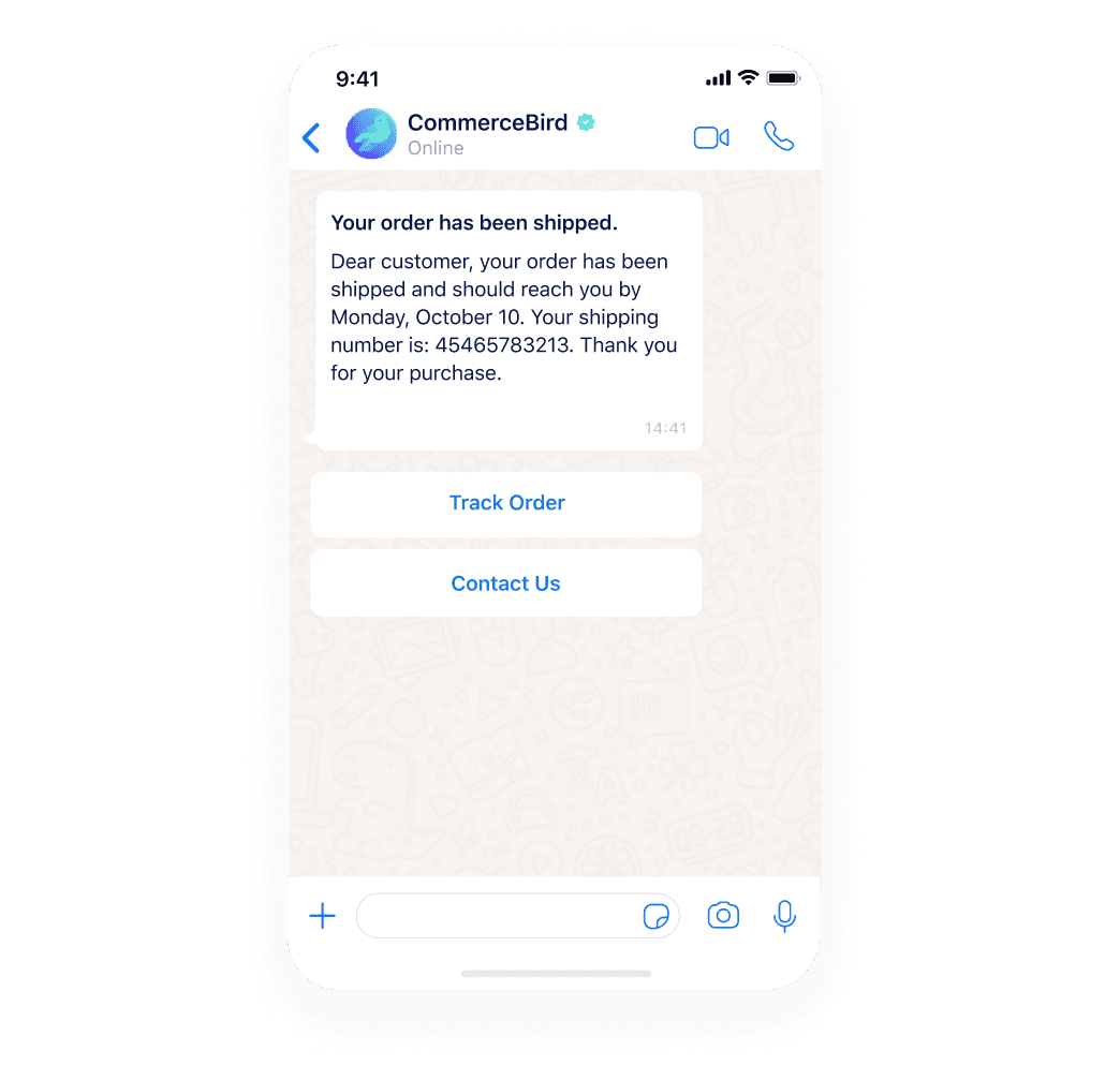 Send message templates